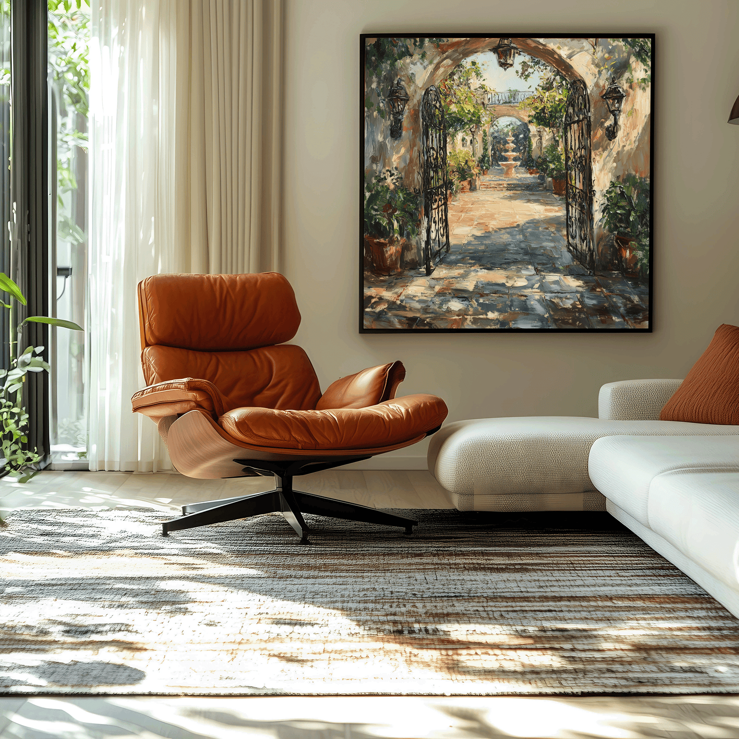 アーチを抜けて